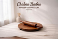Handcrafted Brass Inlay Chakla Belan – Professional Rolling Pin Set